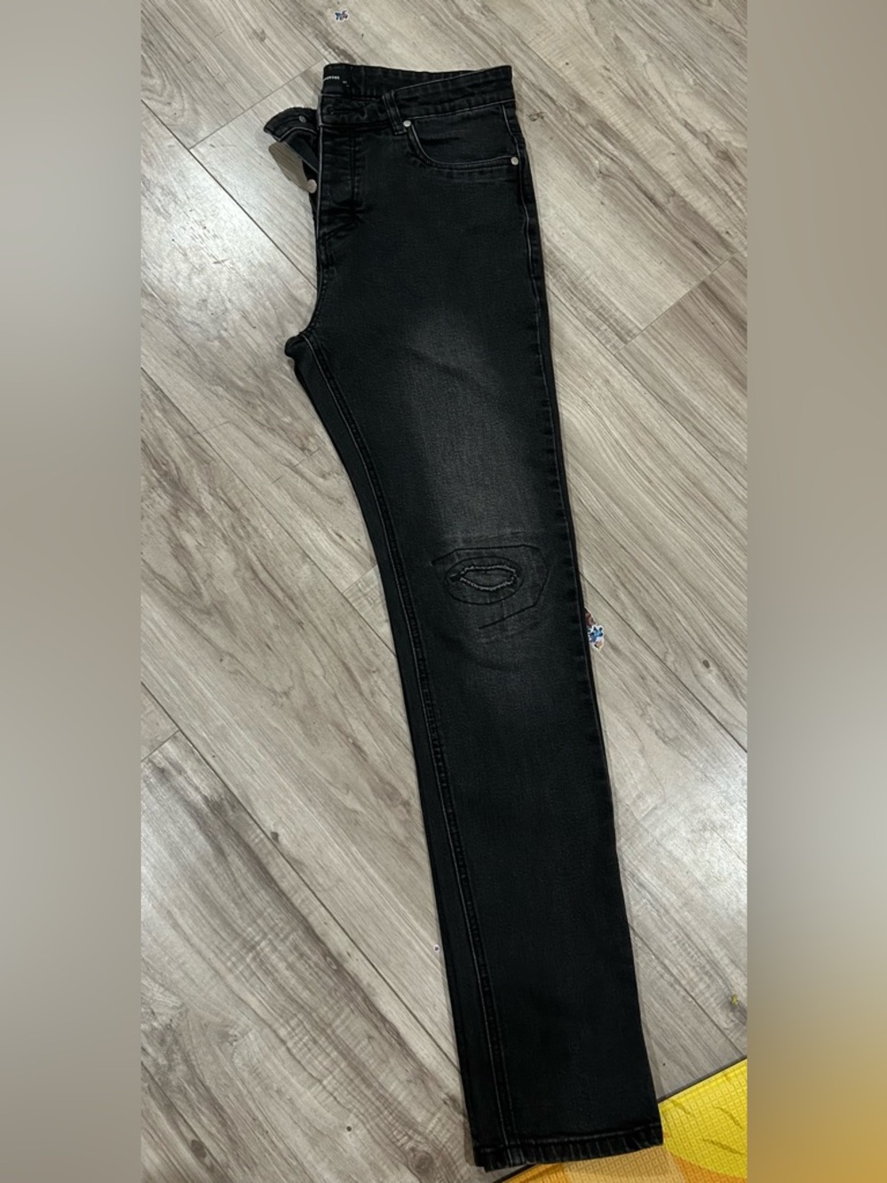 Zanerobe Washed Black Slim Denim Jeans